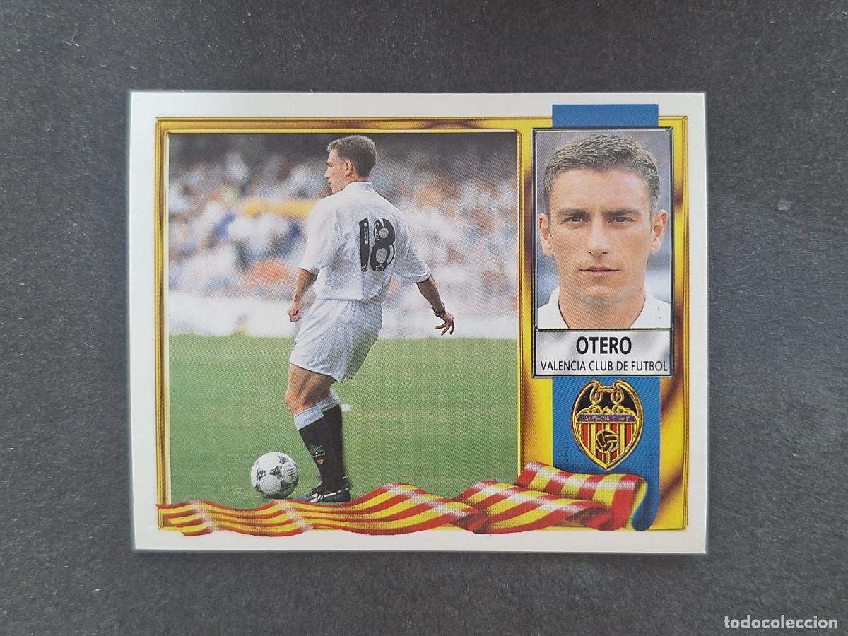 Cartes &agrave; collectionner de Football: L3 OTERO VALENCIA C. F. LIGA ESTE 1995 1996 95 96 NUNCA PEGADO SIN PEGAR