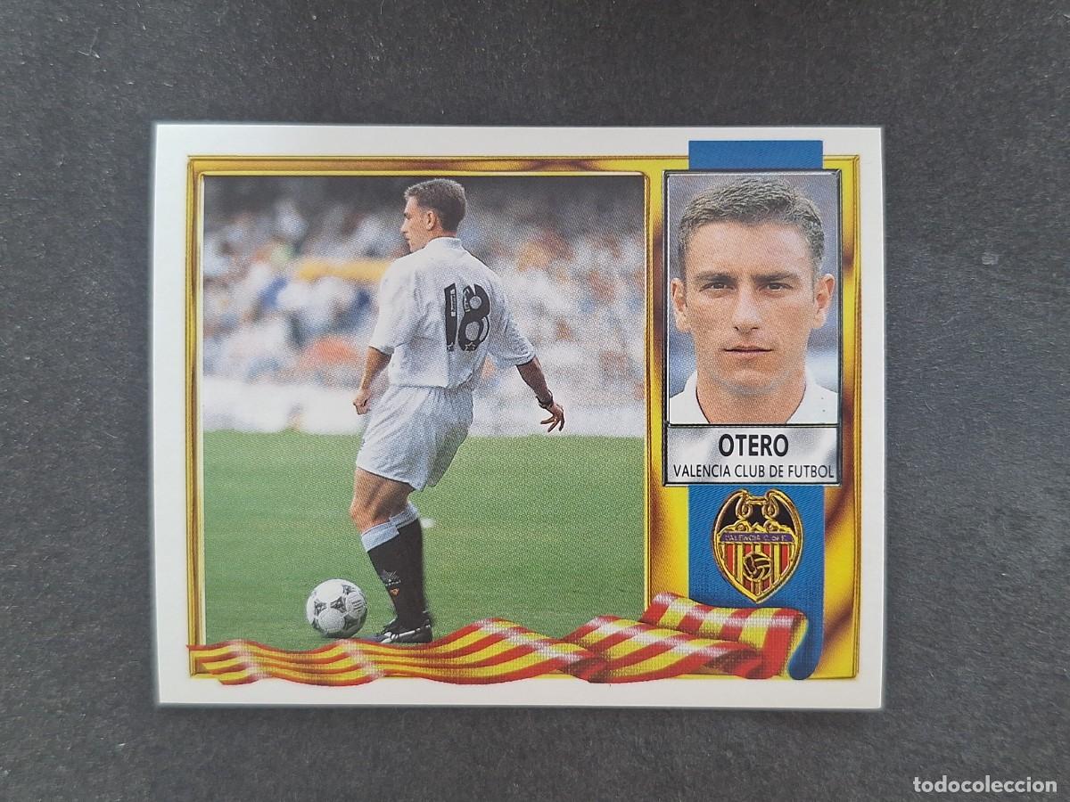 Cartes &agrave; collectionner de Football: L3 OTERO VALENCIA C. F. LIGA ESTE 1995 1996 95 96 NUNCA PEGADO SIN PEGAR