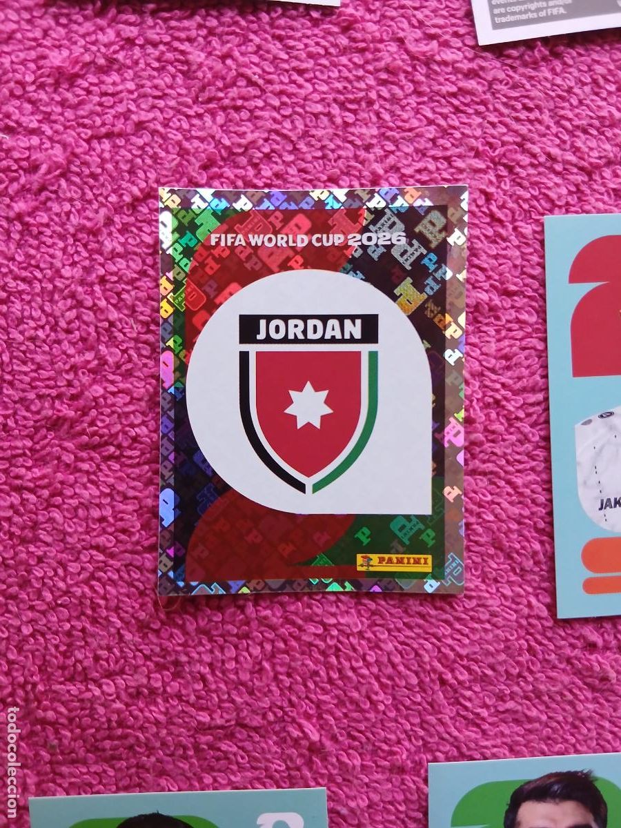 Cromos de Futebol: FIFA World Cup 2026 escudo jor1 escudo selecci&oacute;n de jordania jor1 panini 2026