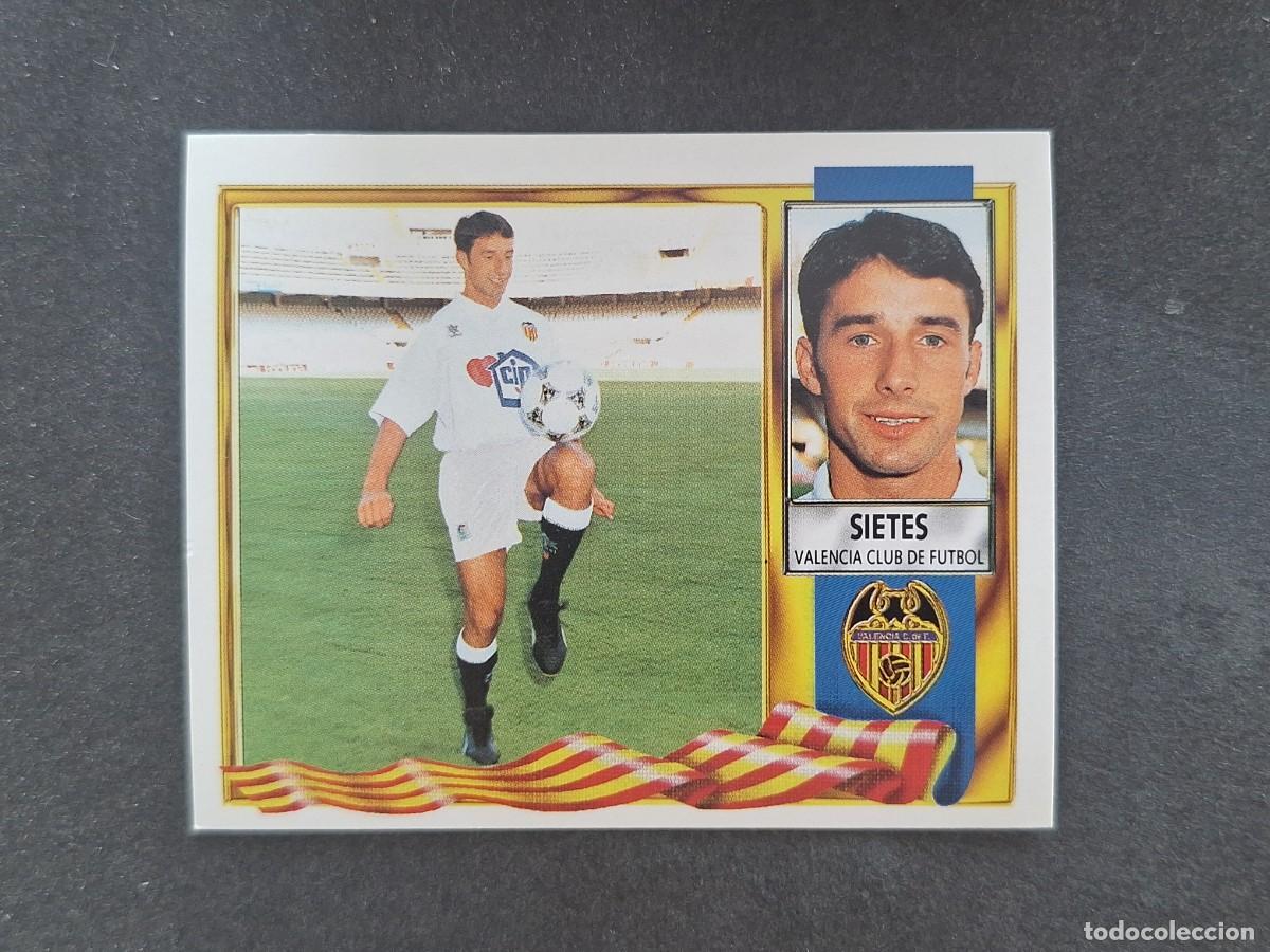 Cromos de Futebol: L3 SIETES VALENCIA C. F. LIGA ESTE 1995 1996 95 96 NUNCA PEGADO SIN PEGAR