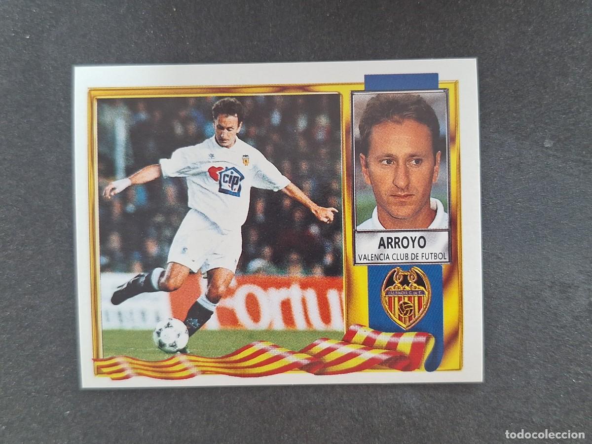 Cromos de Futebol: L3 ARROYO VALENCIA C. F. LIGA ESTE 1995 1996 95 96 NUNCA PEGADO SIN PEGAR