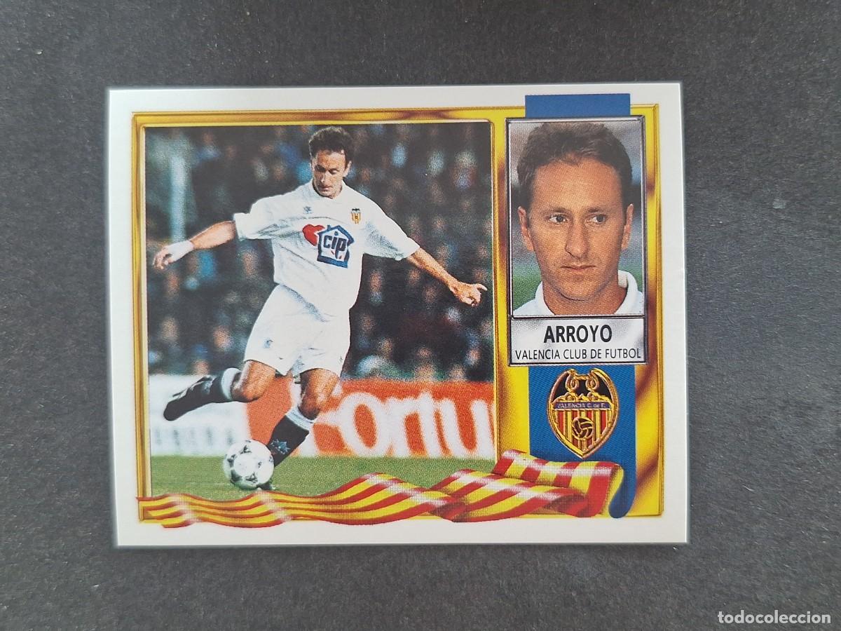 Cromos de Futebol: L3 ARROYO VALENCIA C. F. LIGA ESTE 1995 1996 95 96 NUNCA PEGADO SIN PEGAR