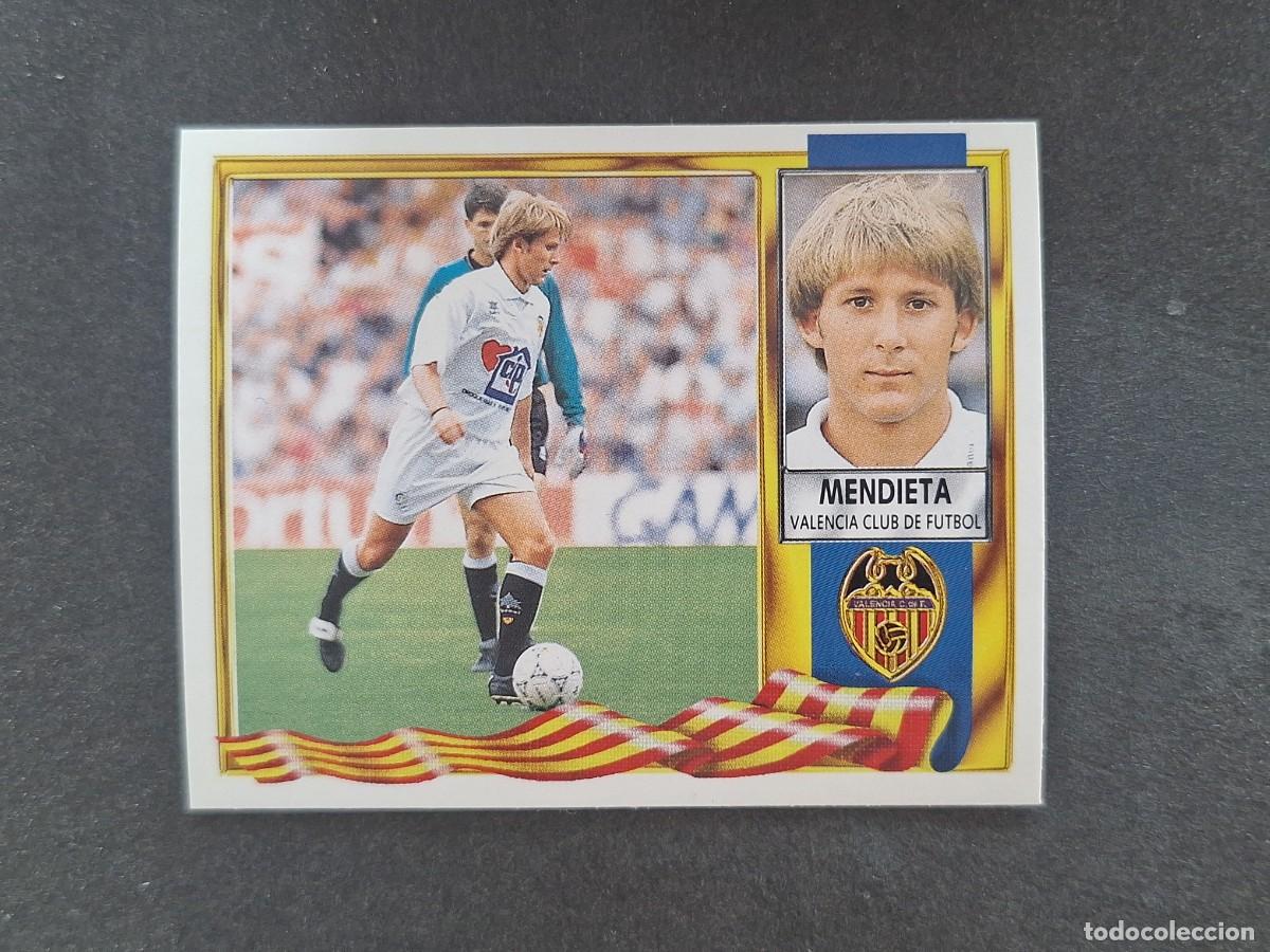 Cromos de Futebol: L3 MENDIETA VALENCIA C. F. LIGA ESTE 1995 1996 95 96 NUNCA PEGADO SIN PEGAR
