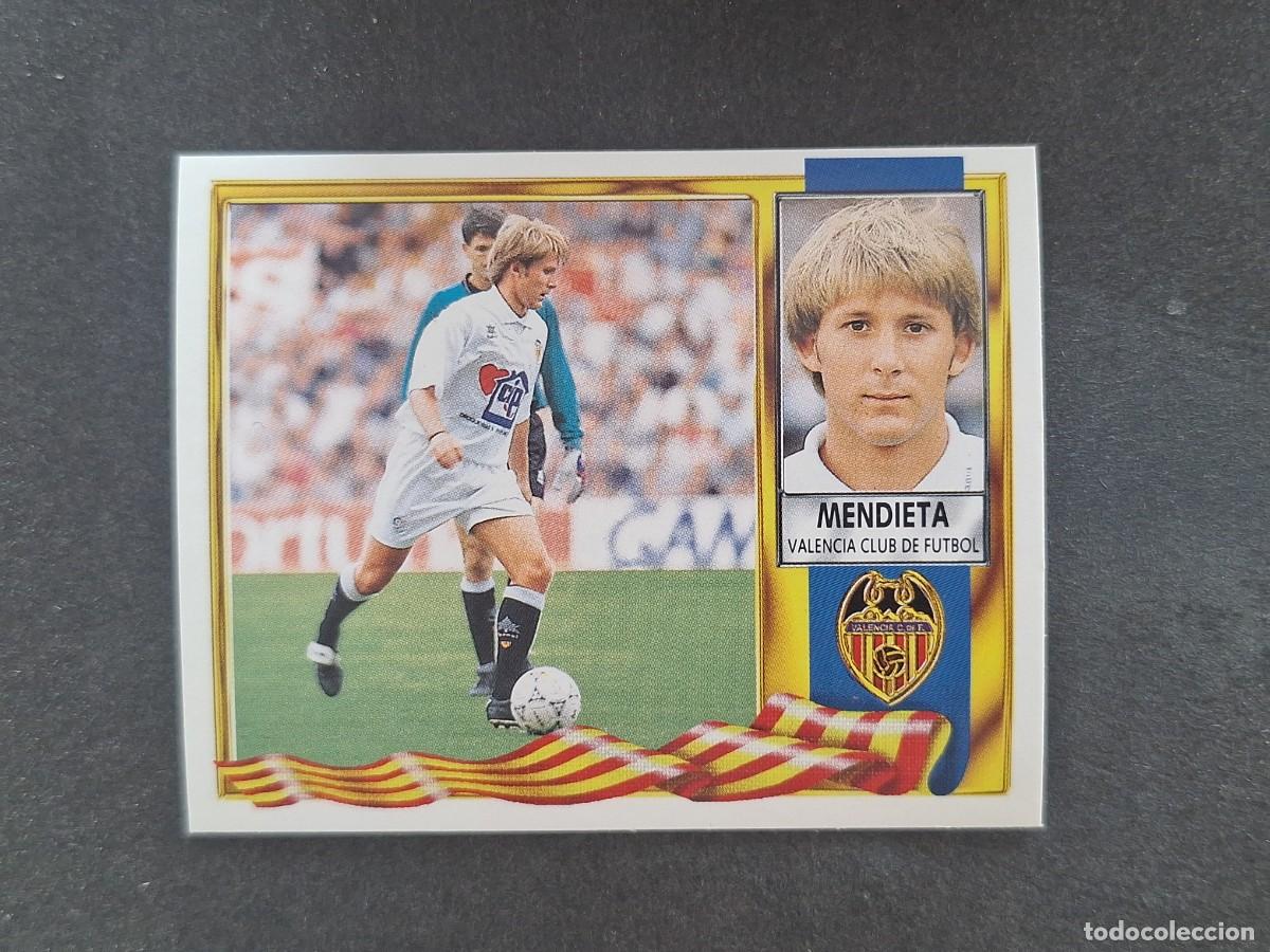 Cromos de Futebol: L3 MENDIETA VALENCIA C. F. LIGA ESTE 1995 1996 95 96 NUNCA PEGADO SIN PEGAR