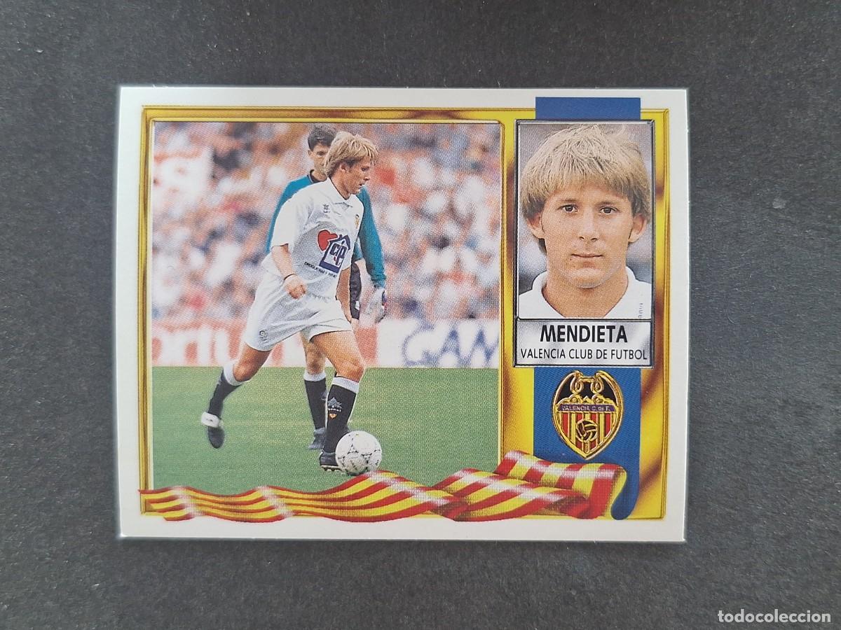 Cromos de Futebol: L3 MENDIETA VALENCIA C. F. LIGA ESTE 1995 1996 95 96 NUNCA PEGADO SIN PEGAR