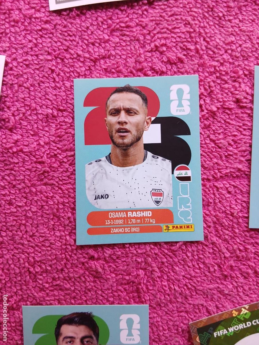 Cromos de Futebol: FIFA World Cup 2026 Osama Rashid irq 17 selecci&oacute;n de irak irq17 panini 2026