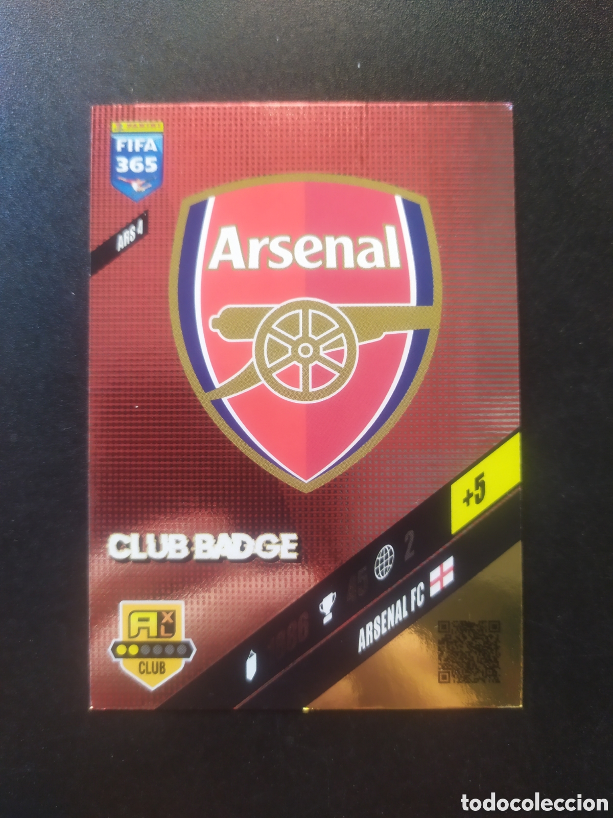 Cromos de Futebol: FIFA 365 adrenalyn 2023 2024 23 24 panini escudo club badge ARS4 Arsenal
