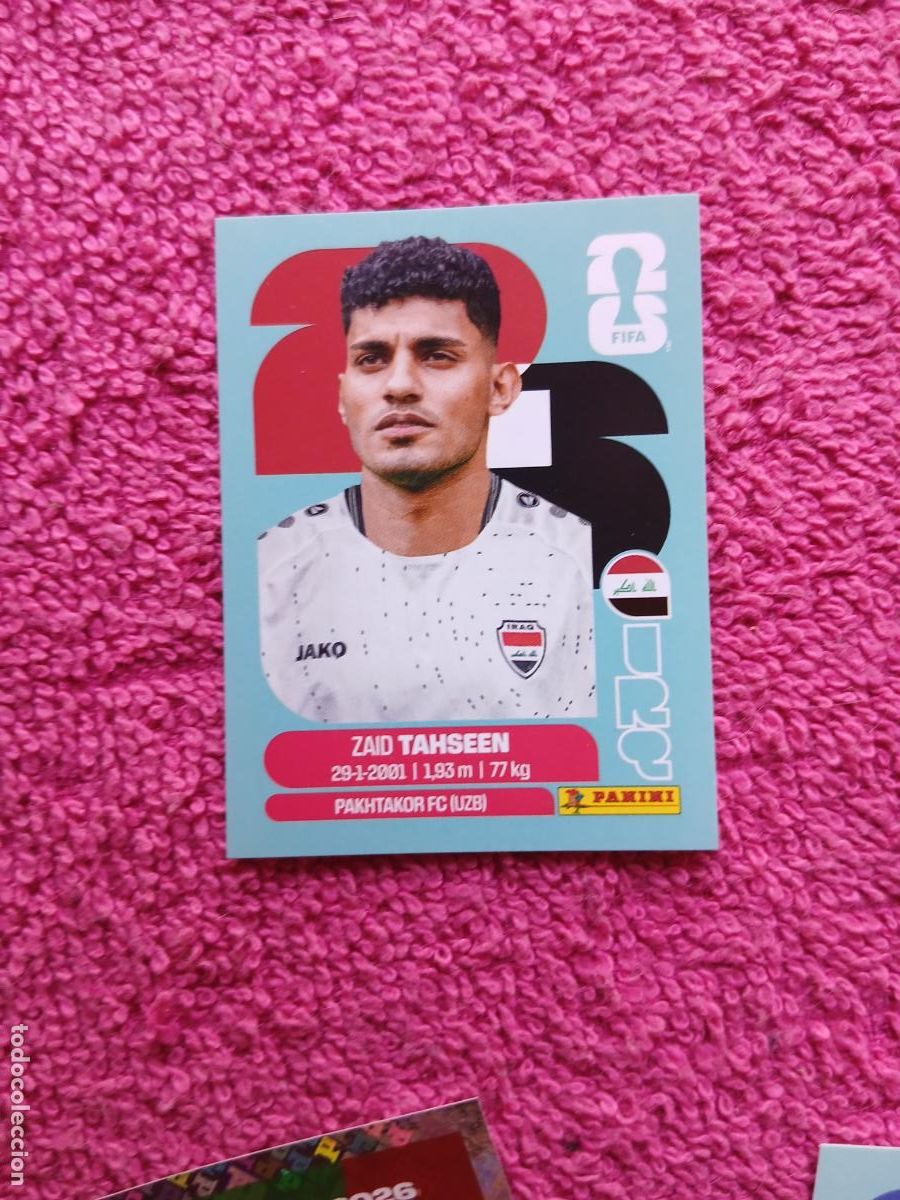 Fu&szlig;ball-Sticker: FIFA World Cup 2026 Zaid Tahseen irq 7 selecci&oacute;n de irak irq7 panini 2026