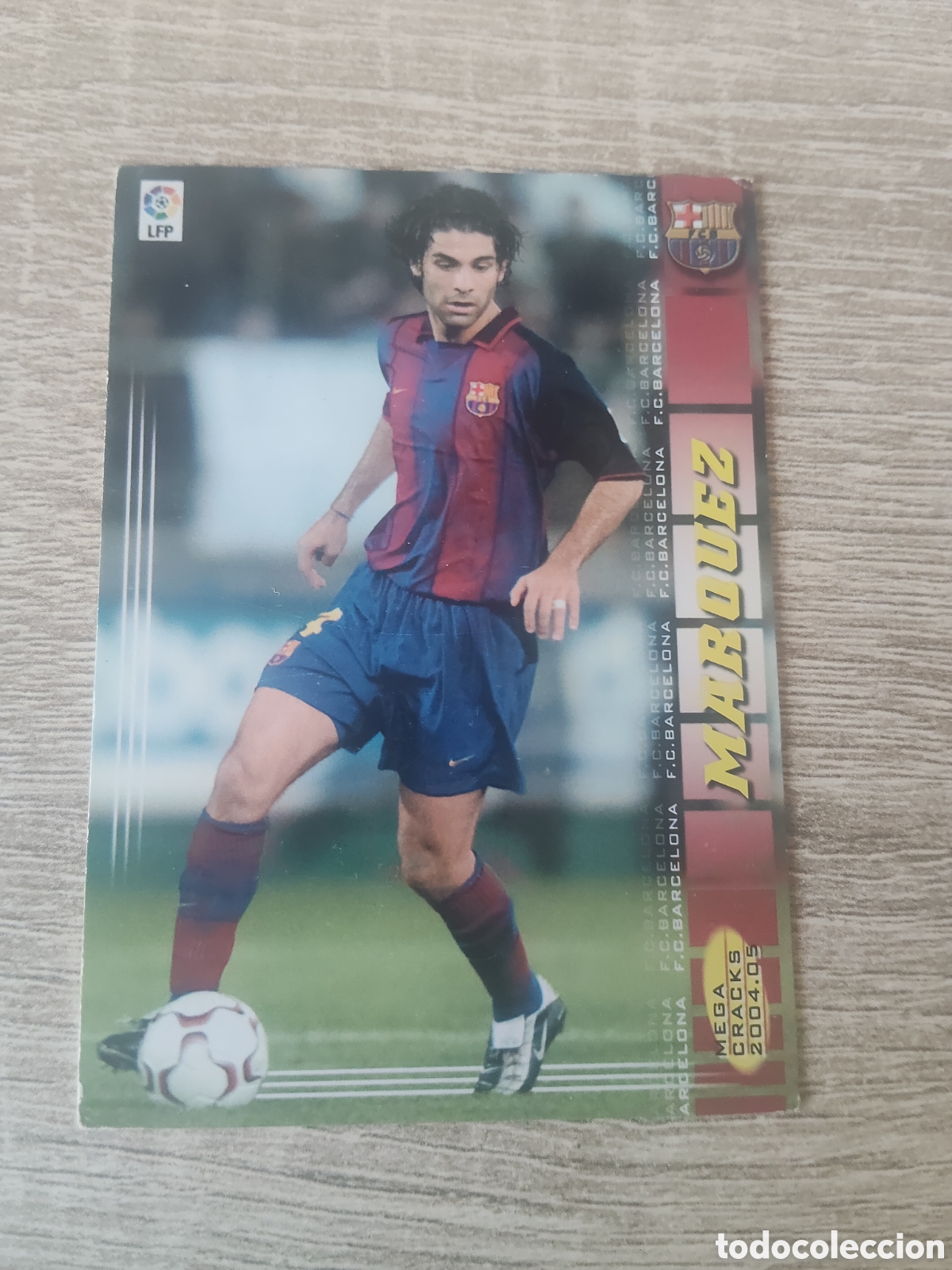Fu&szlig;ball-Sticker: Panini Megacracks 2004 2005 04 05 61 M&aacute;rquez Barcelona