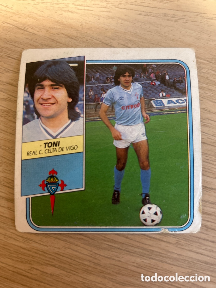 Fu&szlig;ball-Sticker: TONI CELTA LIGA ESTE 1989 1990 89 90 SIN PEGAR NUNCA PEGADO