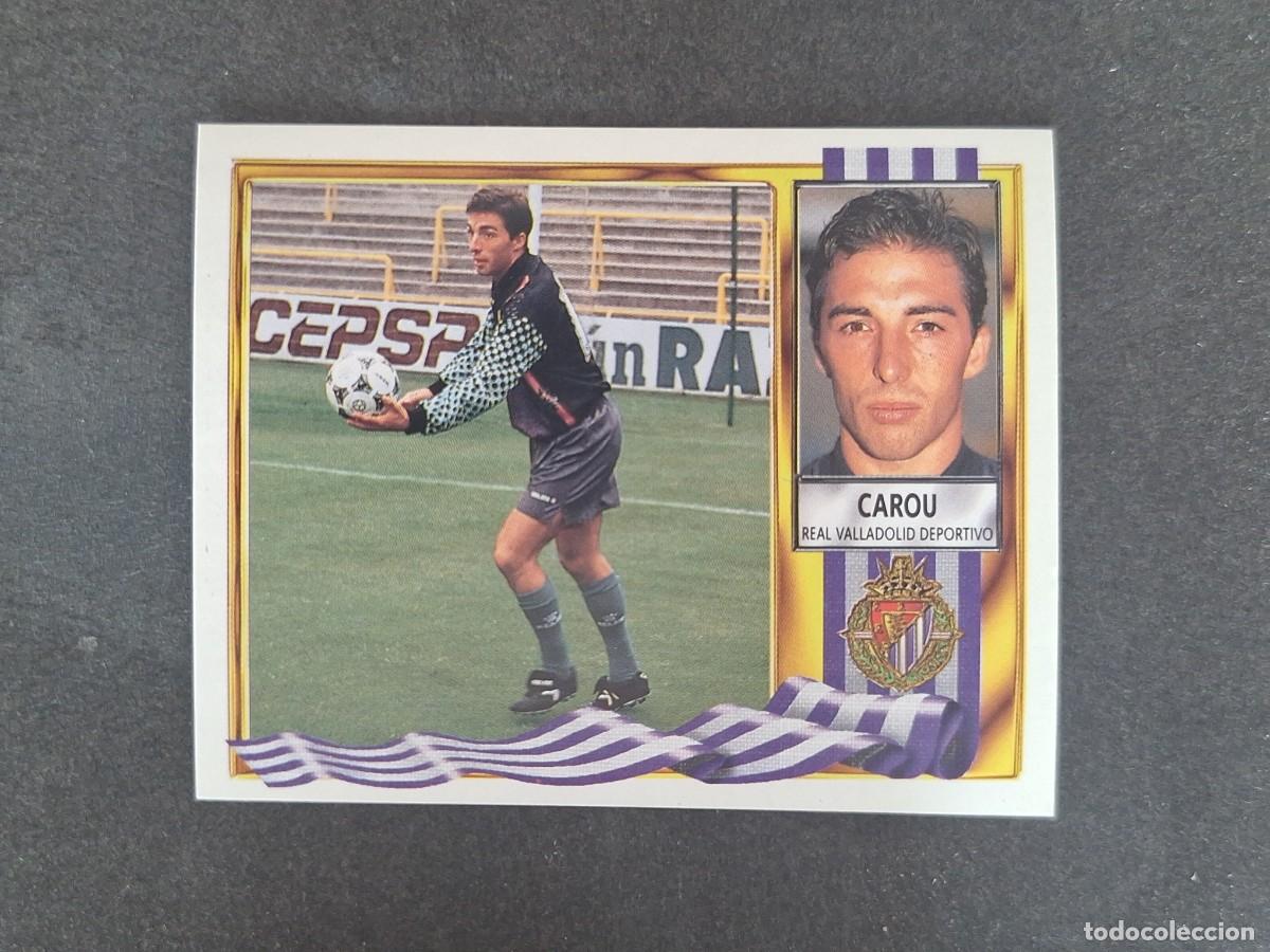 Fu&szlig;ball-Sticker: L3 CAROU REAL VALLADOLID LIGA ESTE 1995 1996 95 96 NUNCA PEGADO SIN PEGAR