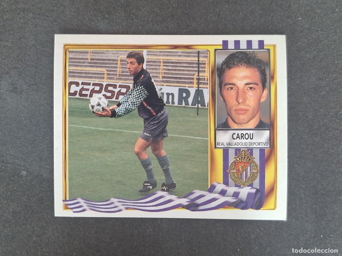 Fu&szlig;ball-Sticker: L3 CAROU REAL VALLADOLID LIGA ESTE 1995 1996 95 96 NUNCA PEGADO SIN PEGAR