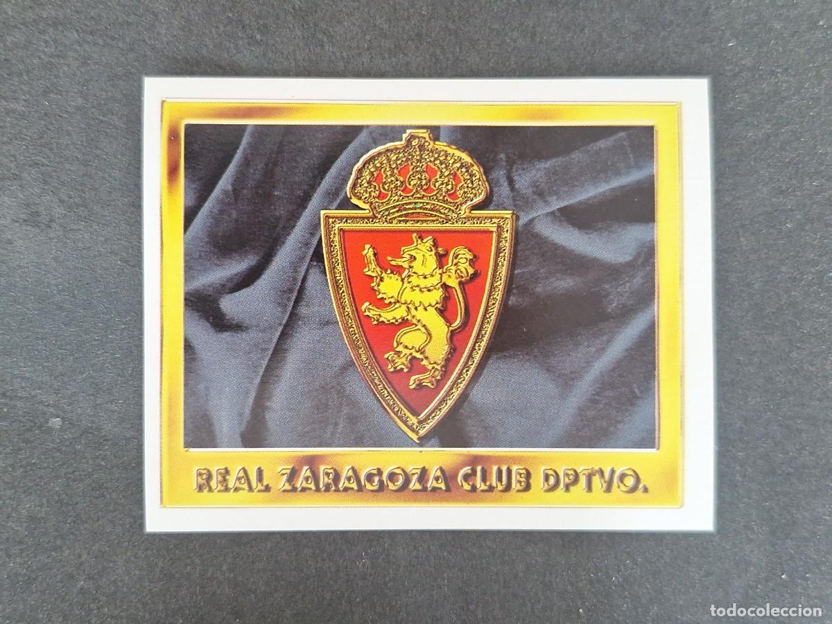 Fu&szlig;ball-Sticker: L3 ESCUDO REAL ZARAGOZA LIGA ESTE 1995 1996 95 96 NUNCA PEGADO SIN PEGAR
