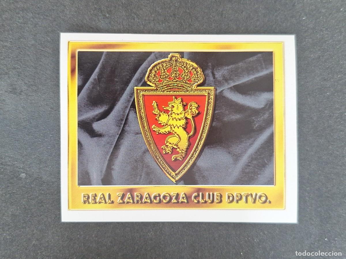 Fu&szlig;ball-Sticker: L3 ESCUDO REAL ZARAGOZA LIGA ESTE 1995 1996 95 96 NUNCA PEGADO SIN PEGAR