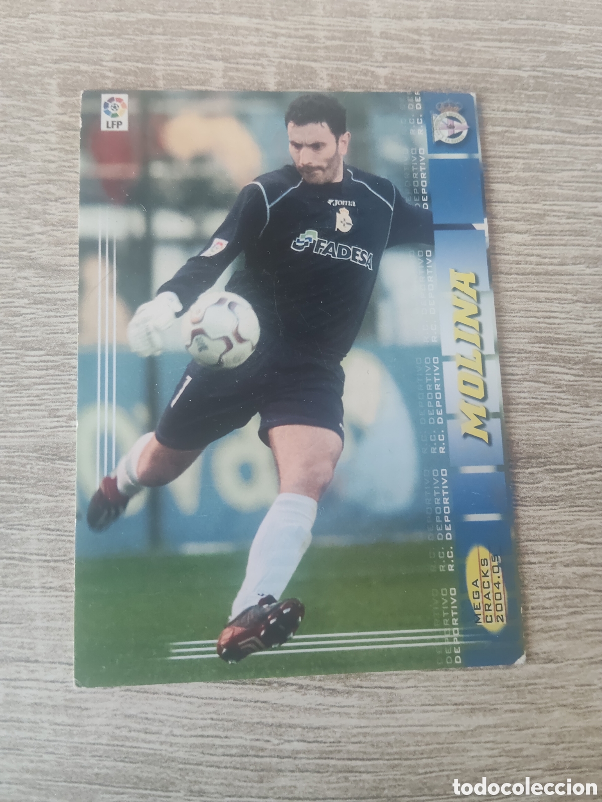 Fu&szlig;ball-Sticker: Panini Megacracks 2004 2005 04 05 92 Molina Deportivo de la Coru&ntilde;a