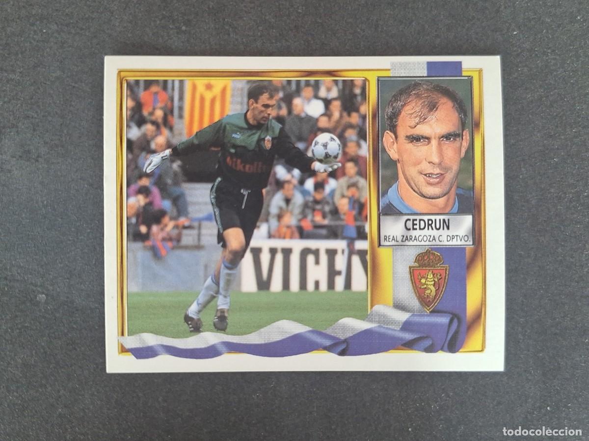 Fu&szlig;ball-Sticker: L3 CEDRUN REAL ZARAGOZA LIGA ESTE 1995 1996 95 96 NUNCA PEGADO SIN PEGAR