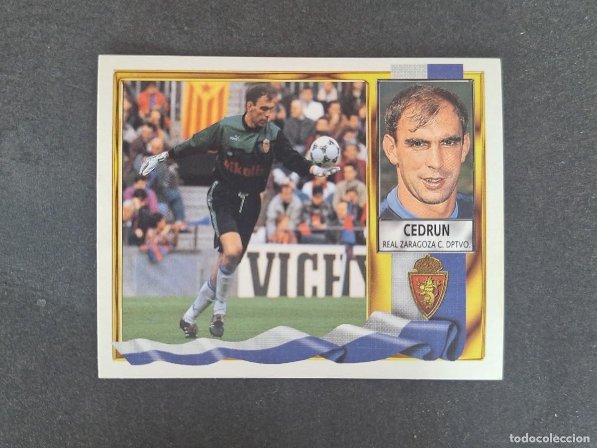 Fu&szlig;ball-Sticker: L3 CEDRUN REAL ZARAGOZA LIGA ESTE 1995 1996 95 96 NUNCA PEGADO SIN PEGAR