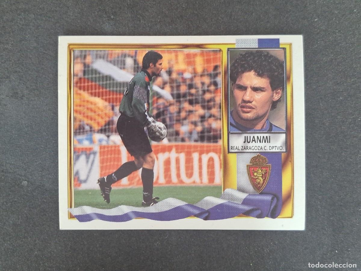 Fu&szlig;ball-Sticker: L3 JUANMI REAL ZARAGOZA LIGA ESTE 1995 1996 95 96 NUNCA PEGADO SIN PEGAR