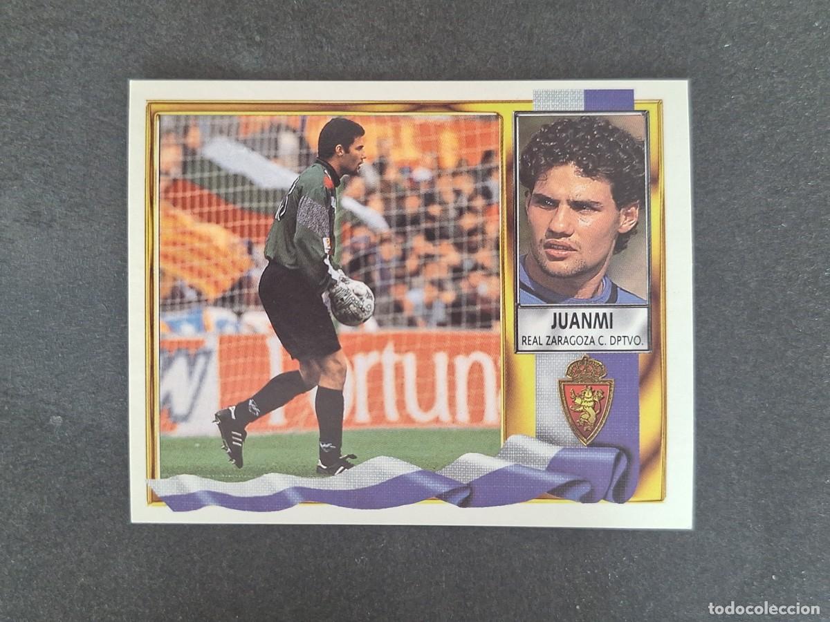Fu&szlig;ball-Sticker: L3 JUANMI REAL ZARAGOZA LIGA ESTE 1995 1996 95 96 NUNCA PEGADO SIN PEGAR