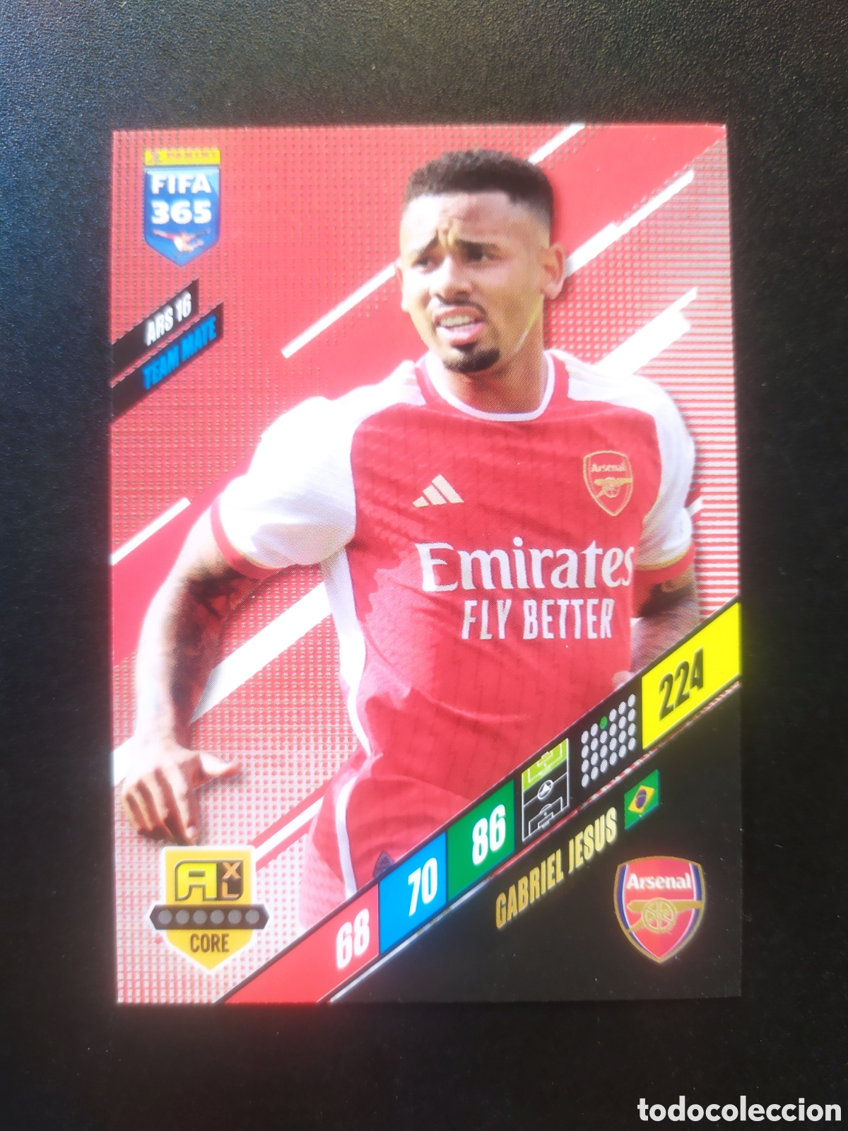 Fu&szlig;ball-Sticker: FIFA 365 adrenalyn 2023 2024 23 24 panini Gabriel Jes&uacute;s ARS16 Arsenal