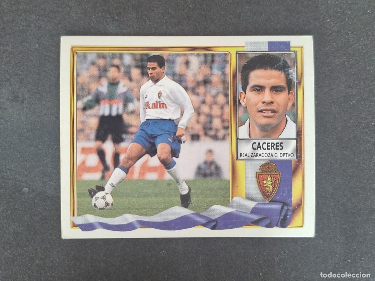 Fu&szlig;ball-Sticker: L3 CACERES REAL ZARAGOZA LIGA ESTE 1995 1996 95 96 NUNCA PEGADO SIN PEGAR