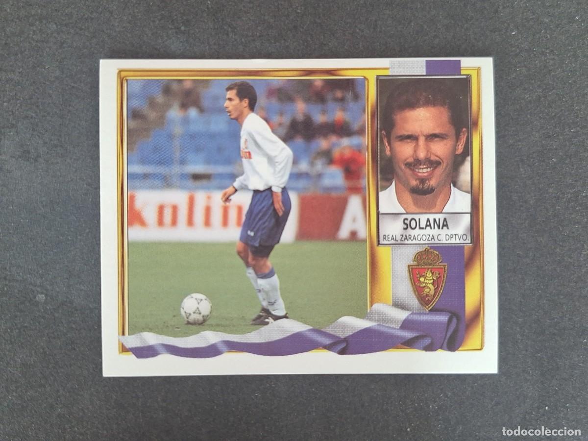 Fu&szlig;ball-Sticker: L3 SOLANA REAL ZARAGOZA LIGA ESTE 1995 1996 95 96 NUNCA PEGADO SIN PEGAR