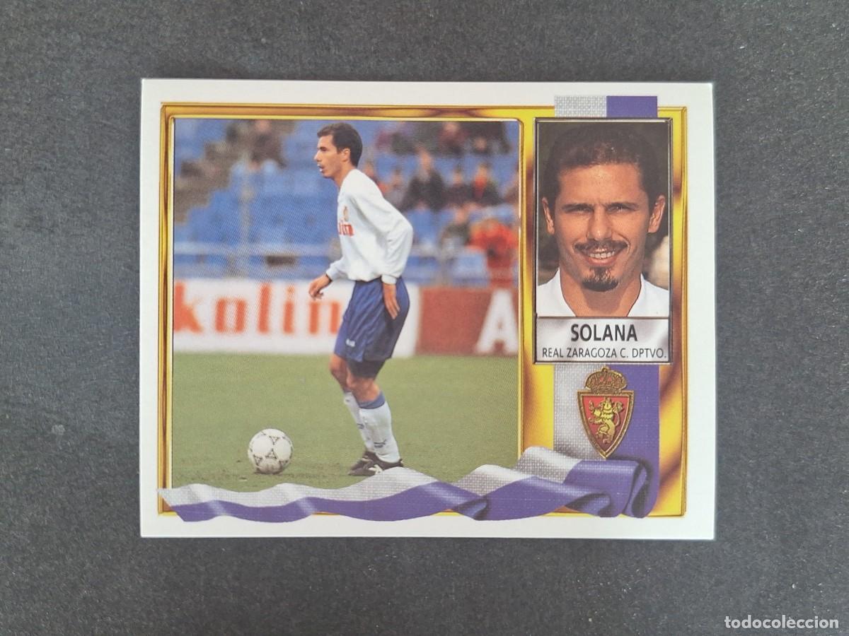 Fu&szlig;ball-Sticker: L3 SOLANA REAL ZARAGOZA LIGA ESTE 1995 1996 95 96 NUNCA PEGADO SIN PEGAR