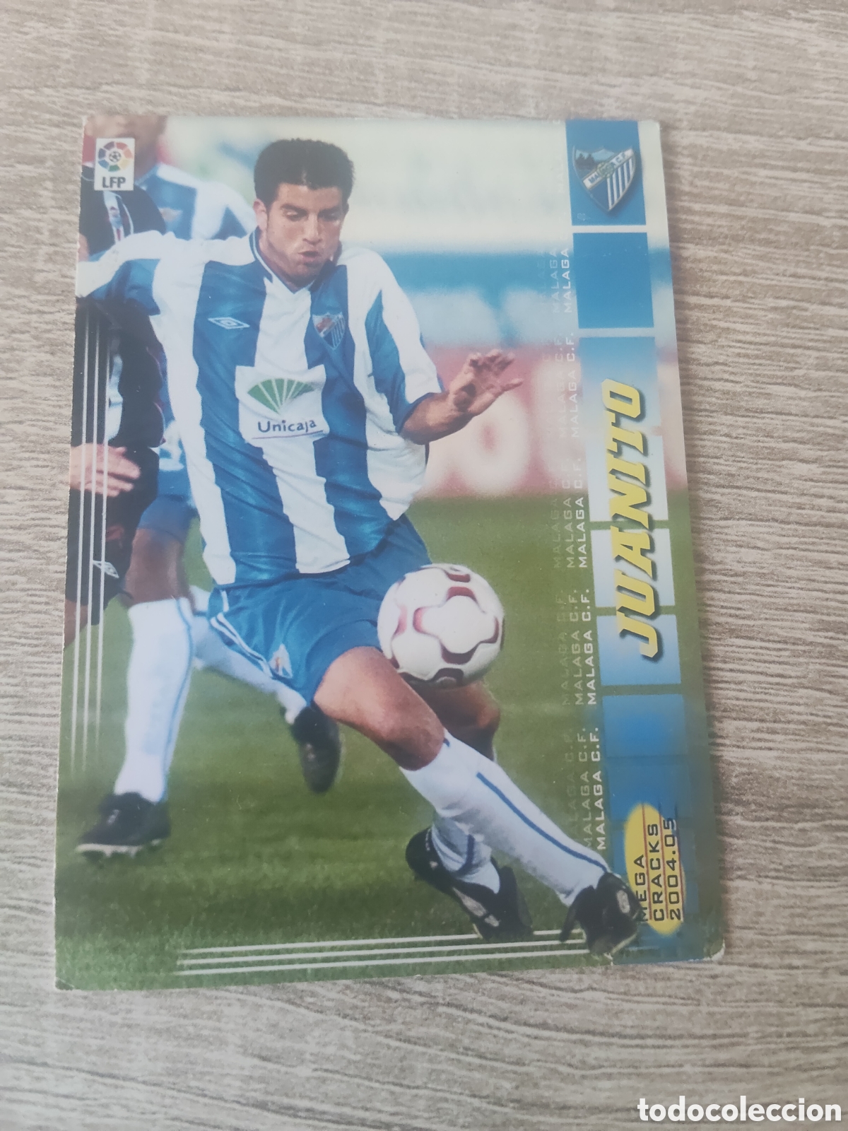 Fu&szlig;ball-Sticker: Panini Megacracks 2004 2005 04 05 187 Juanito M&aacute;laga