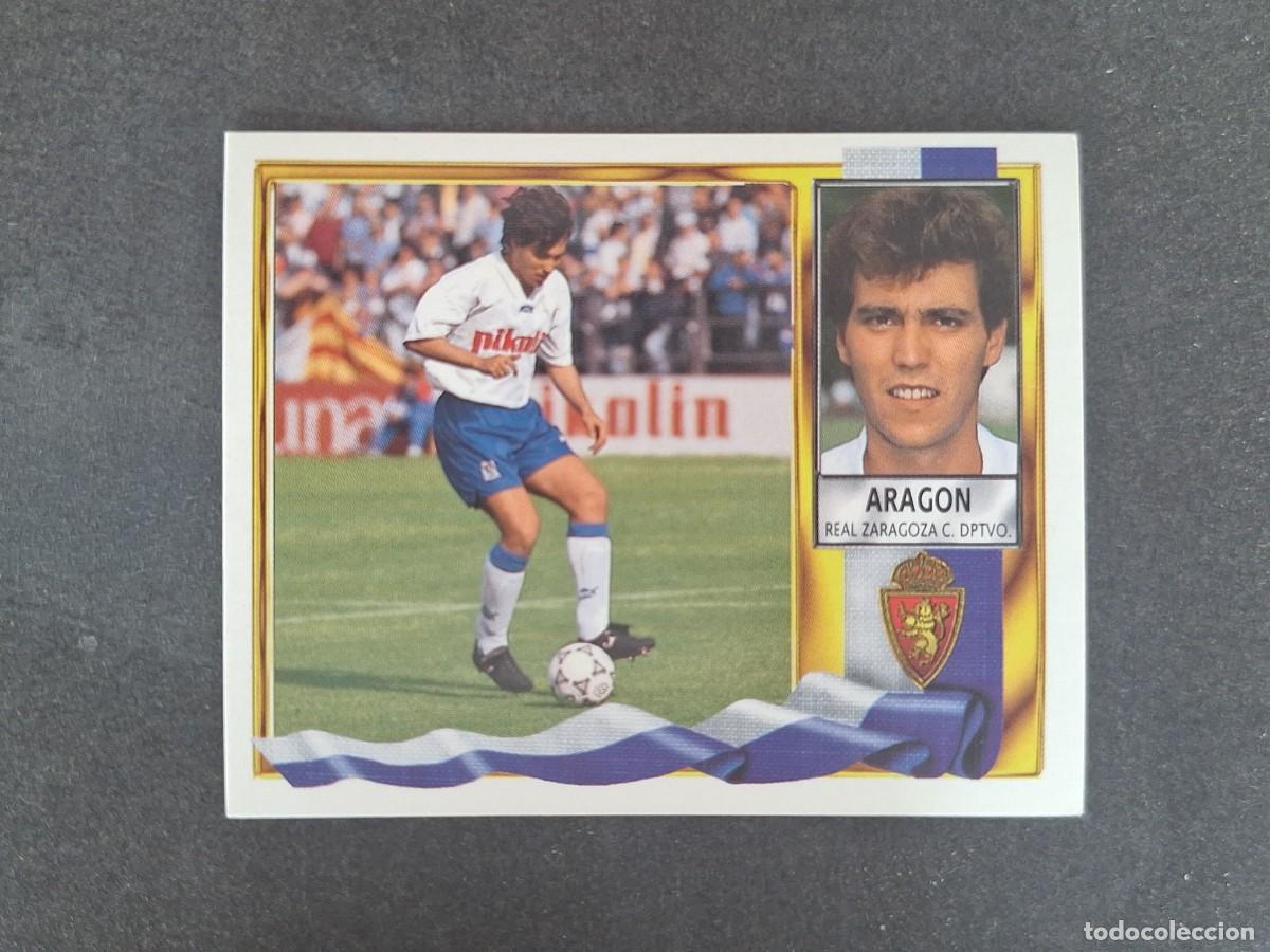 Fu&szlig;ball-Sticker: L3 ARAGON REAL ZARAGOZA LIGA ESTE 1995 1996 95 96 NUNCA PEGADO SIN PEGAR