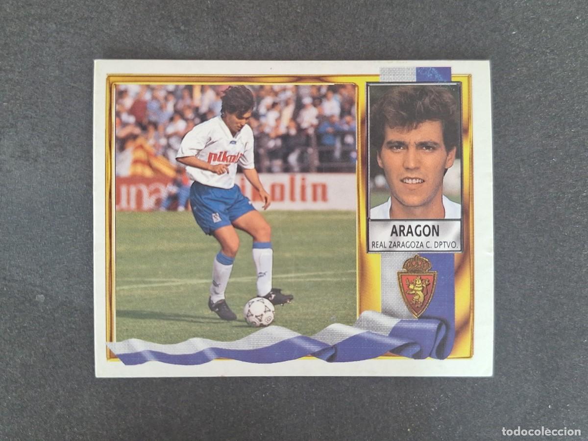 Fu&szlig;ball-Sticker: L3 ARAGON REAL ZARAGOZA LIGA ESTE 1995 1996 95 96 NUNCA PEGADO SIN PEGAR