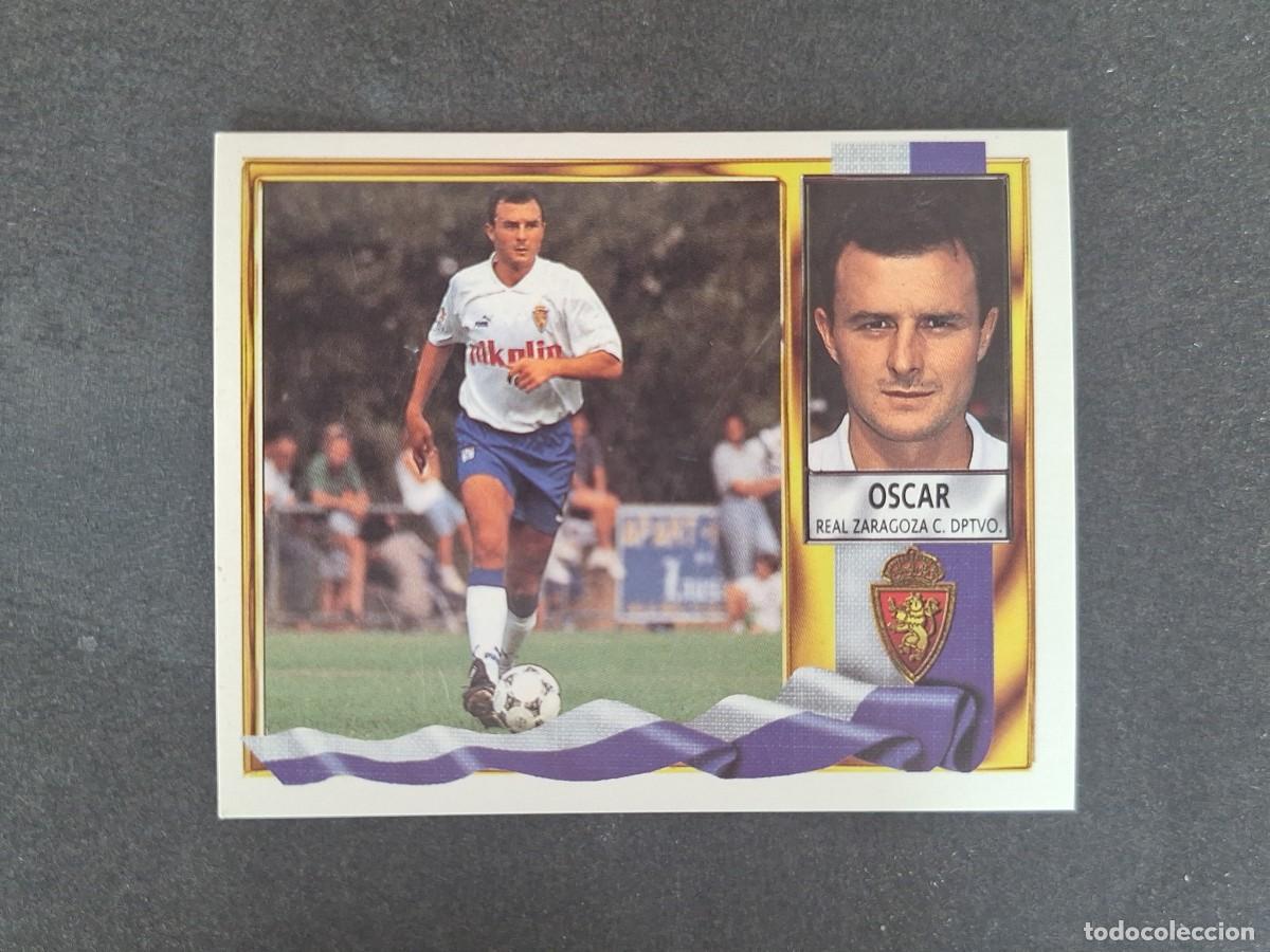 Fu&szlig;ball-Sticker: L3 OSCAR REAL ZARAGOZA LIGA ESTE 1995 1996 95 96 NUNCA PEGADO SIN PEGAR