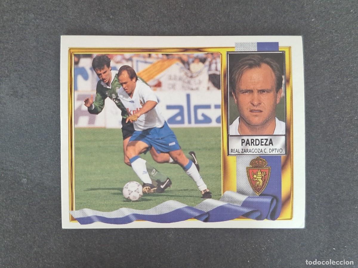 Fu&szlig;ball-Sticker: L3 PARDEZA REAL ZARAGOZA LIGA ESTE 1995 1996 95 96 NUNCA PEGADO SIN PEGAR