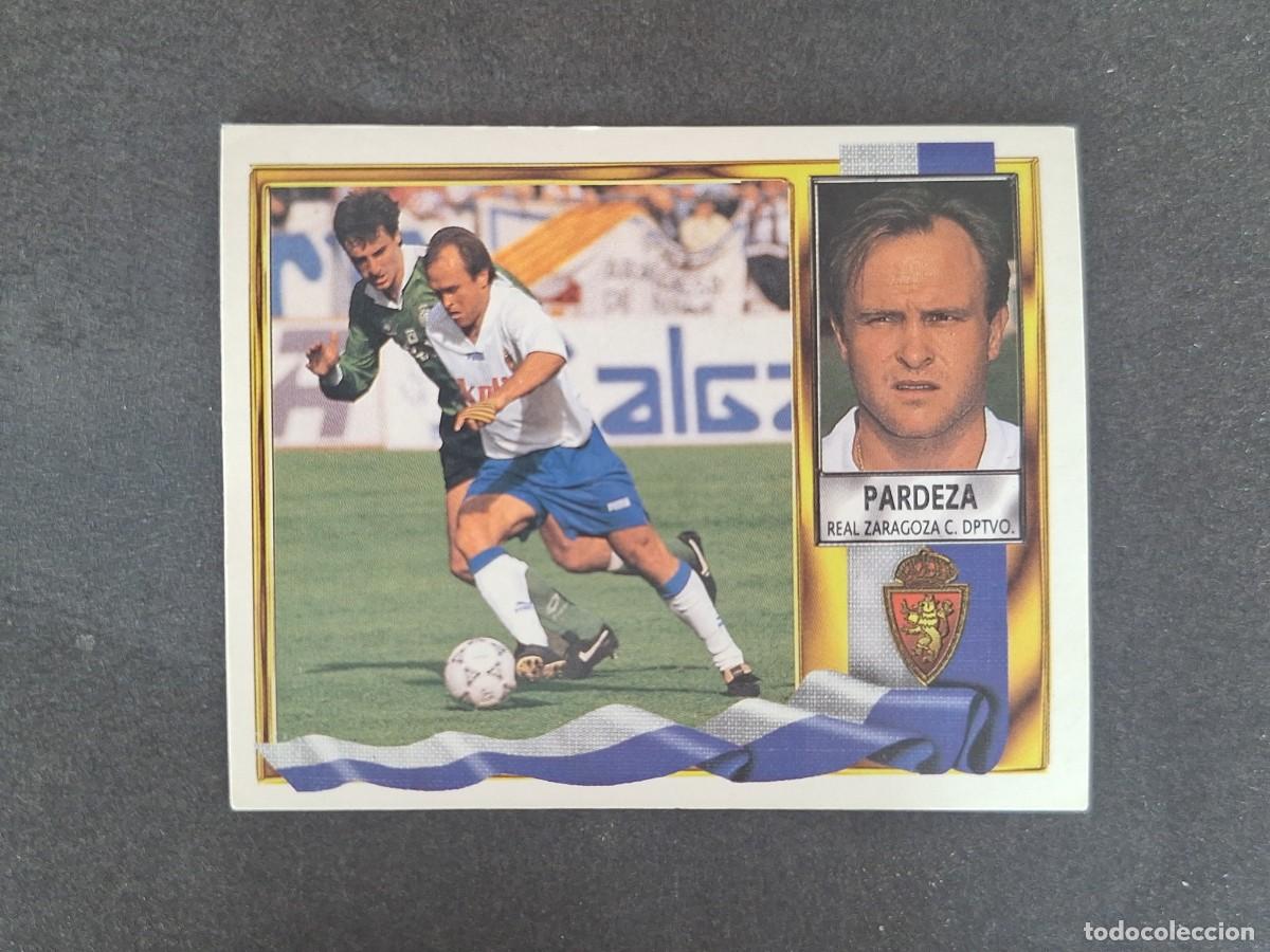 Fu&szlig;ball-Sticker: L3 PARDEZA REAL ZARAGOZA LIGA ESTE 1995 1996 95 96 NUNCA PEGADO SIN PEGAR