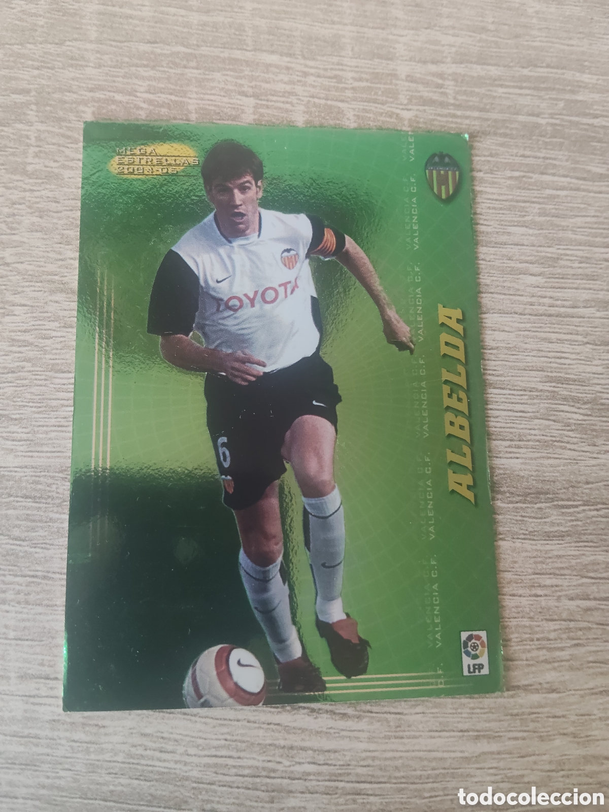 Fu&szlig;ball-Sticker: Panini Megacracks 2004 2005 04 05 374 Albelda Valencia