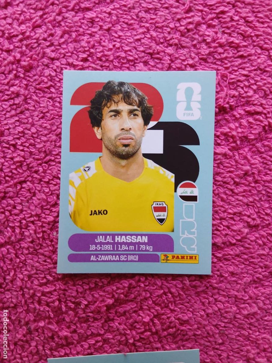 Fu&szlig;ball-Sticker: FIFA World Cup 2026 jalal hassan irq 2 selecci&oacute;n de irak irq2 panini 2026
