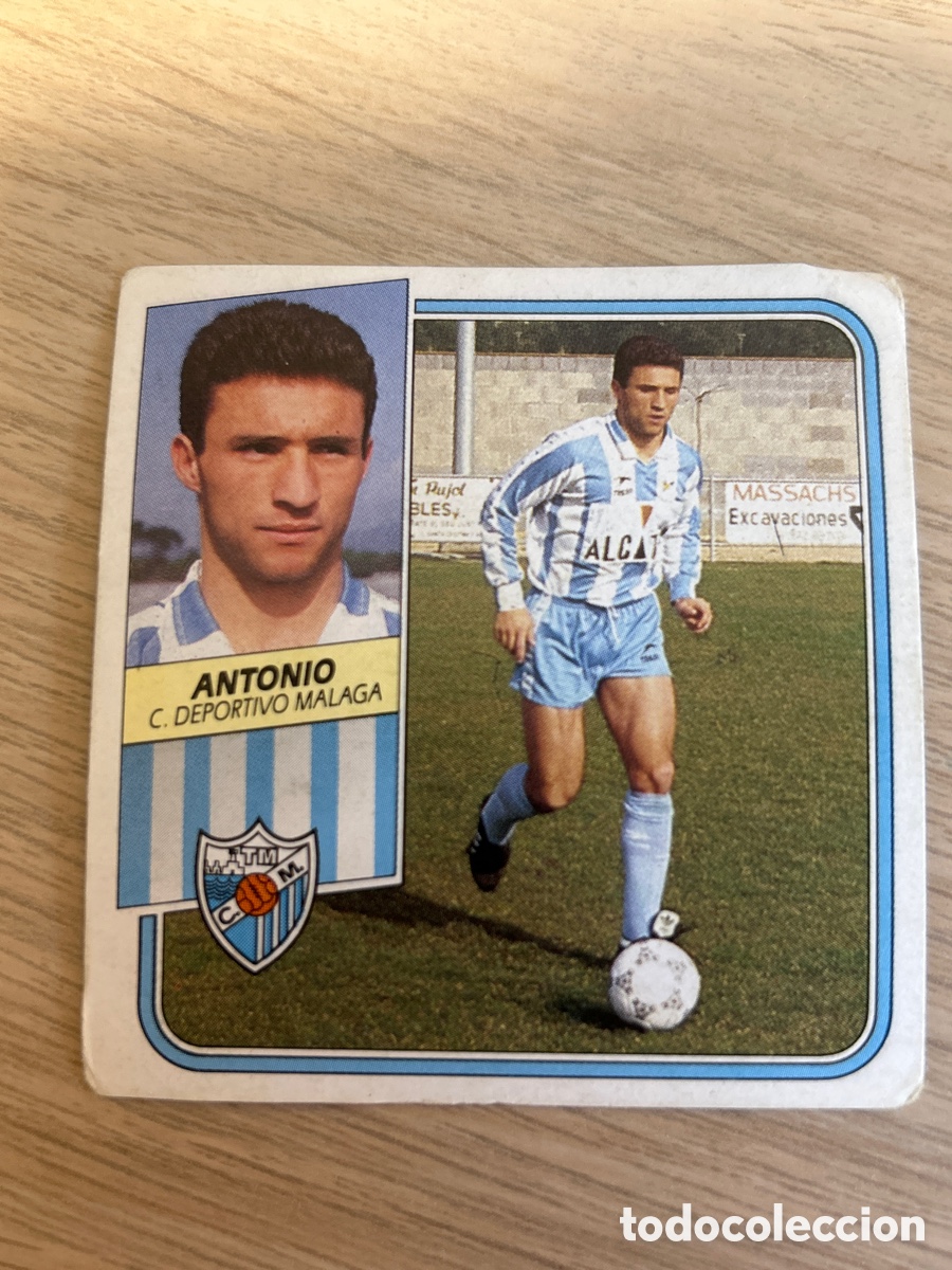 Cartes &agrave; collectionner de Football: ANTONIO M&Aacute;LAGA LIGA ESTE 1989 1990 89 90 SIN PEGAR NUNCA PEGADO