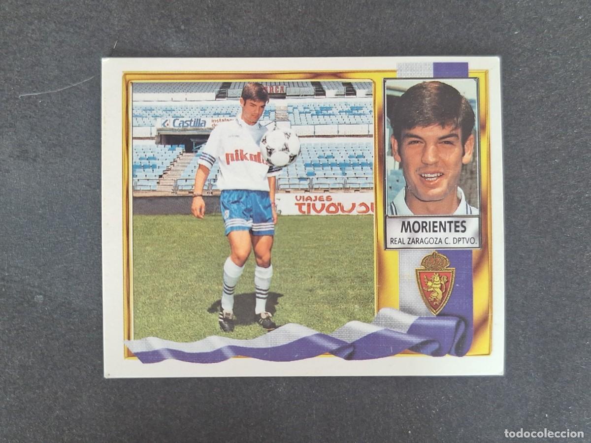 Cartes &agrave; collectionner de Football: L3 MORIENTES REAL ZARAGOZA LIGA ESTE 1995 1996 95 96 NUNCA PEGADO SIN PEGAR