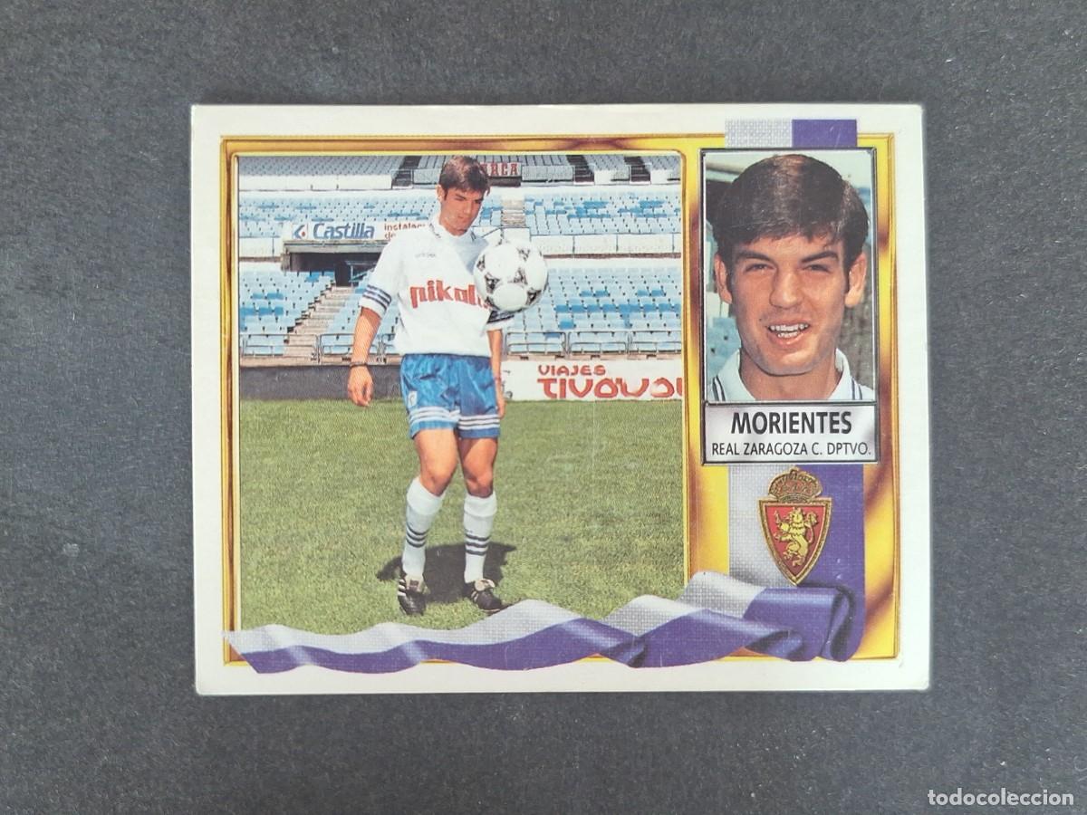 Cartes &agrave; collectionner de Football: L3 MORIENTES REAL ZARAGOZA LIGA ESTE 1995 1996 95 96 NUNCA PEGADO SIN PEGAR