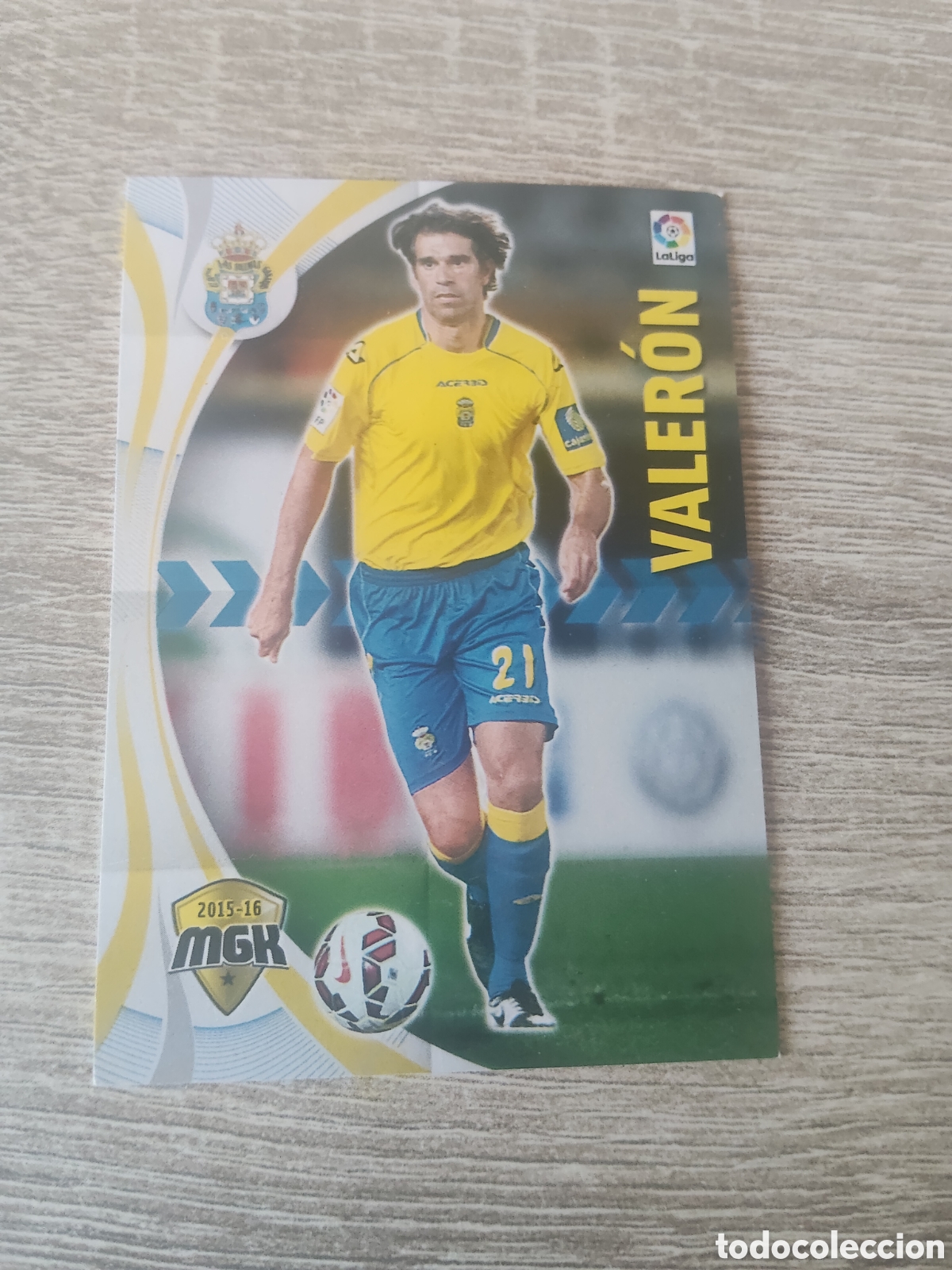Cartes &agrave; collectionner de Football: Panini Megacracks 2015 2016 15 16 286 Valeron Las Palmas