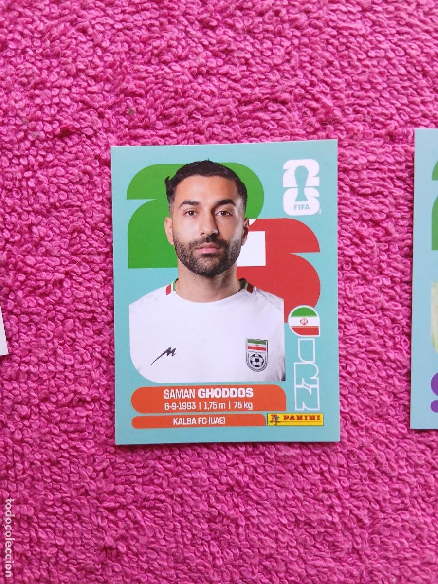 Fu&szlig;ball-Sticker: FIFA World Cup 2026 Saman Ghoddos irn 12 selecci&oacute;n de iran irn12 panini 2026