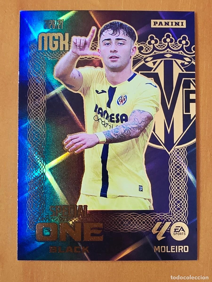 Fu&szlig;ball-Sticker: Alberto Moleiro, Villarreal CF Special One Black Hall of Fame, Panini Megacracks MGK 2026 2027 26 27
