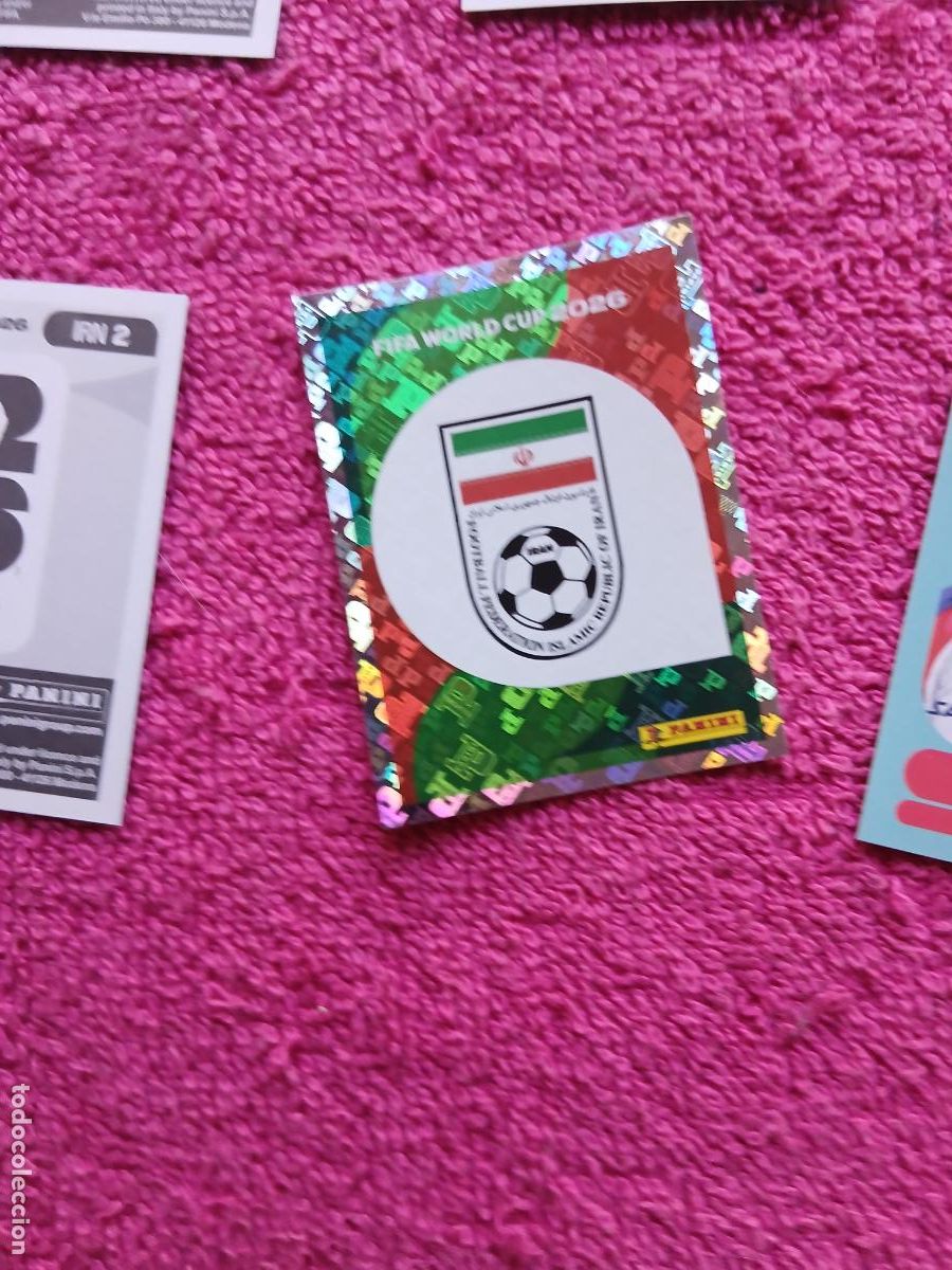 Fu&szlig;ball-Sticker: FIFA World Cup 2026 escudo irn 1 escudo selecci&oacute;n de iran irn1 panini 2026