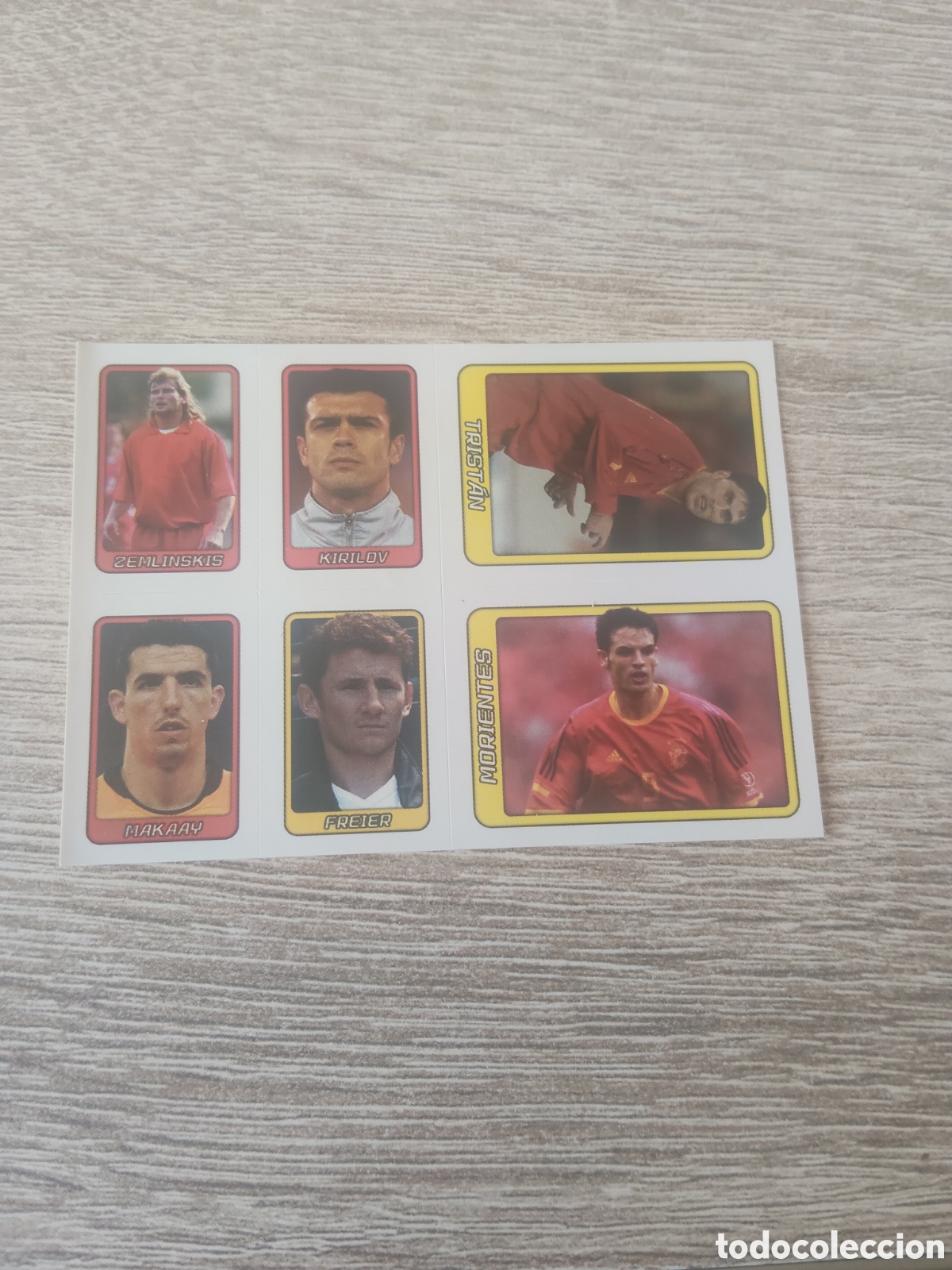 Fu&szlig;ball-Sticker: Merl&iacute;n eurostars euro 2004 l&aacute;mina cromos