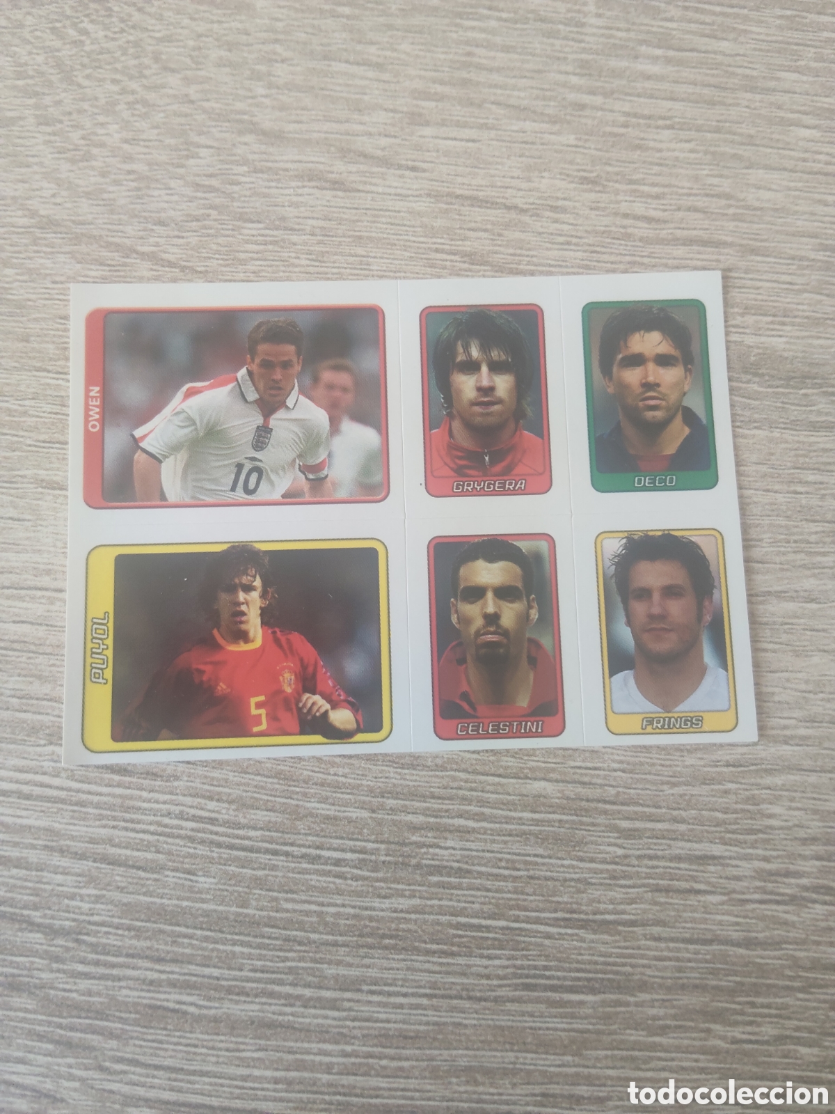 Fu&szlig;ball-Sticker: Merl&iacute;n eurostars euro 2004 l&aacute;mina cromos