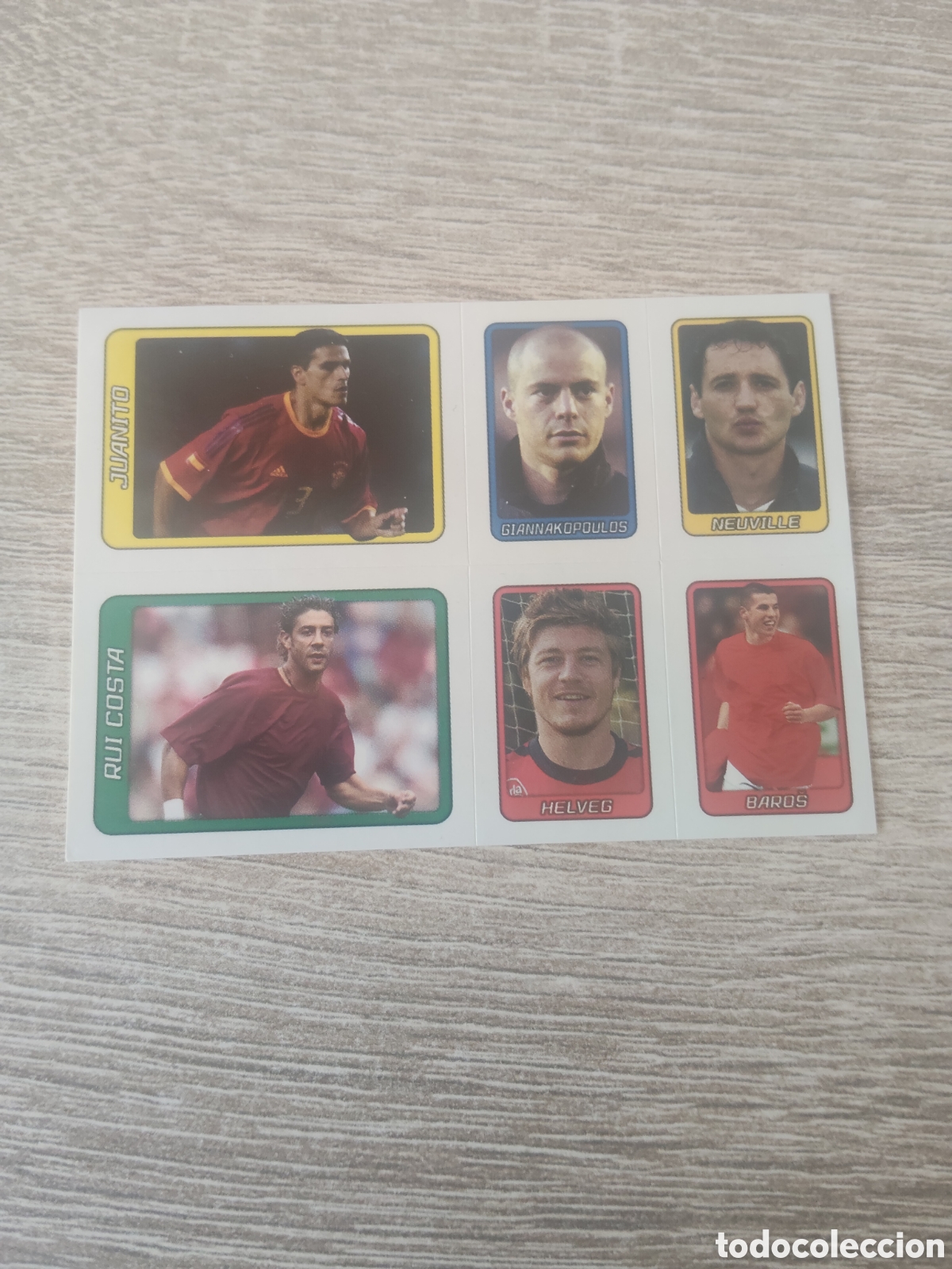 Fu&szlig;ball-Sticker: Merl&iacute;n eurostars euro 2004 l&aacute;mina cromos