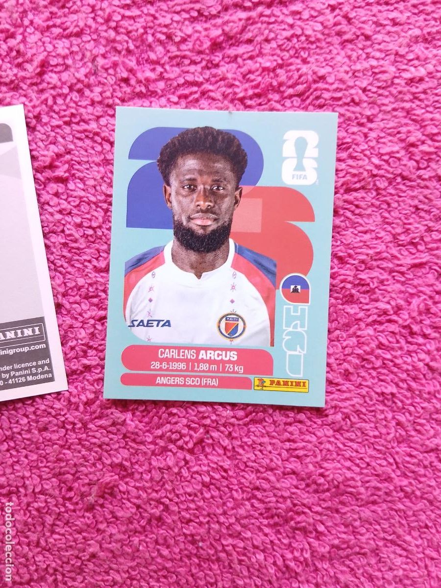 Fu&szlig;ball-Sticker: FIFA World Cup 2026 Carlens Arcus hai 3 selecci&oacute;n de hait&iacute; hai3 panini 2026