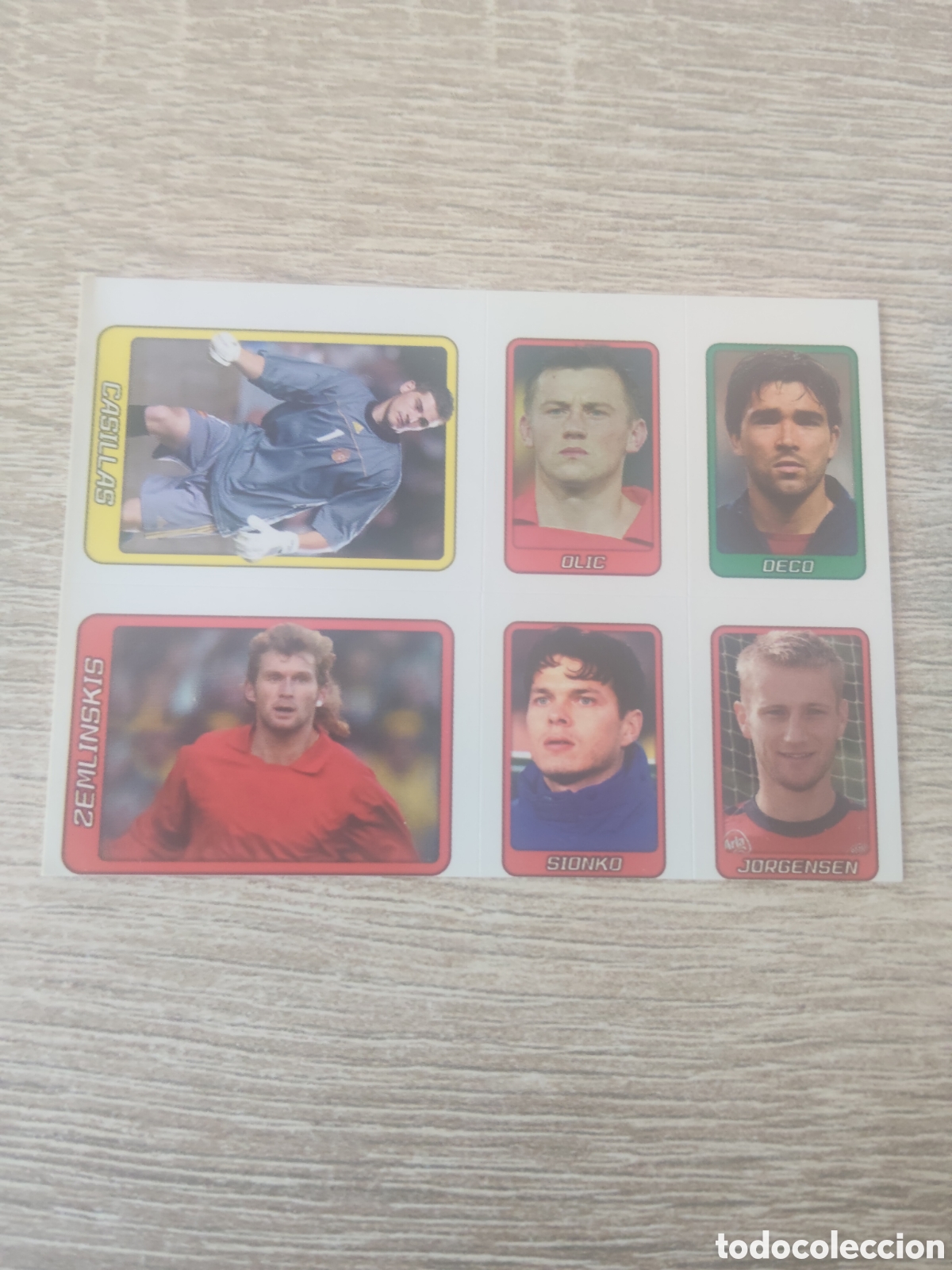 Fu&szlig;ball-Sticker: Merl&iacute;n eurostars euro 2004 l&aacute;mina cromos