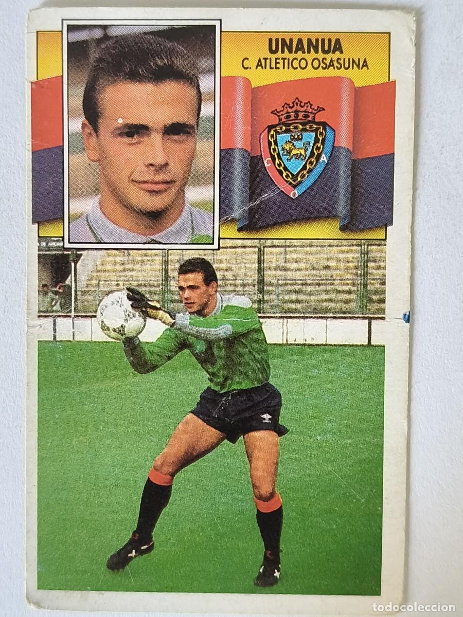 Fu&szlig;ball-Sticker: UNANUA C.A. OSASUNA LIGA 90/91 ESTE