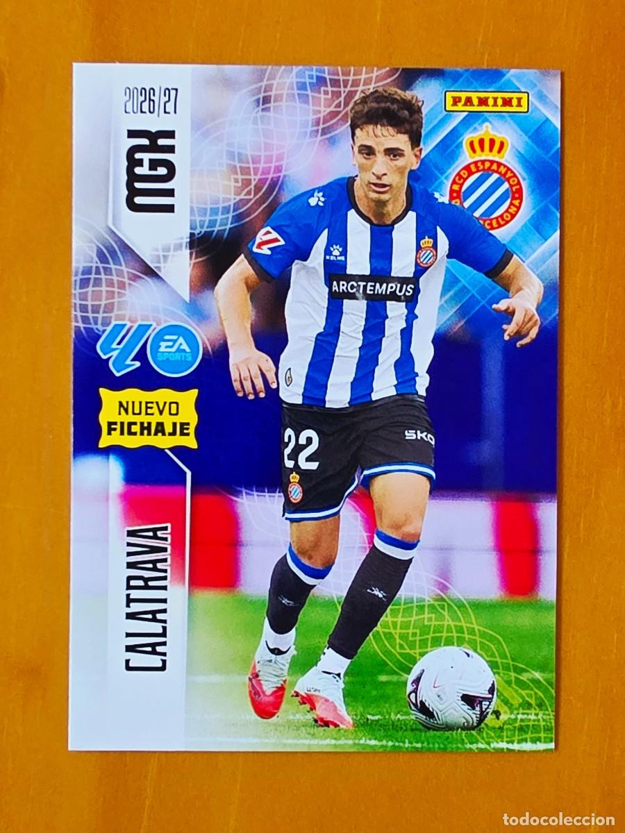 Fu&szlig;ball-Sticker: 454 &Aacute;lex Calatrava, RCD Espanyol, Nuevo Fichaje, Panini Megacracks MGK 2026 2027 26 27
