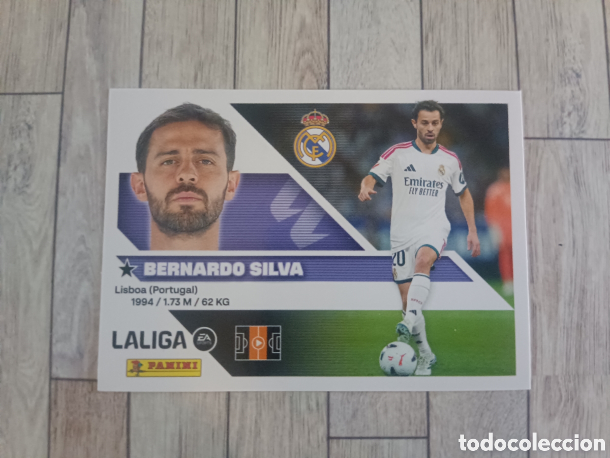 Fu&szlig;ball-Sticker: 21 BERNARDO SILVA REAL MADRID ULTIMOS FICHAJES LIGA ESTE 2026 2027 PANINI 26 27